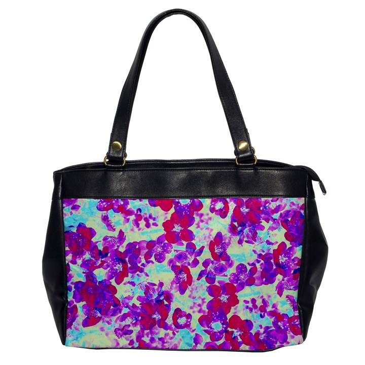 Spring Flowers Garden Oversize Office Handbag