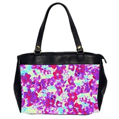 Spring Flowers Garden Oversize Office Handbag (2 Sides)