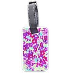 Spring Flowers Garden Luggage Tag (one Side)