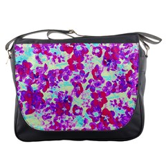 Spring Flowers Garden Messenger Bag