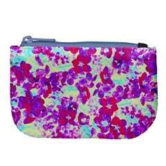 Spring Flowers Garden Large Coin Purse