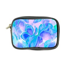 Ciclamen Flowers Blue Coin Purse