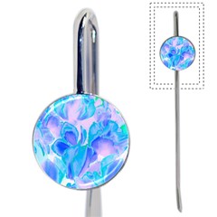 Ciclamen Flowers Blue Book Mark