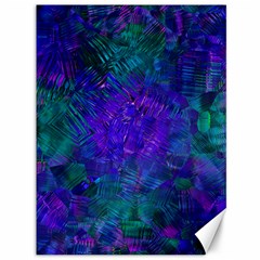 Indigo Abstract Art Canvas 36  X 48  by SpinnyChairDesigns