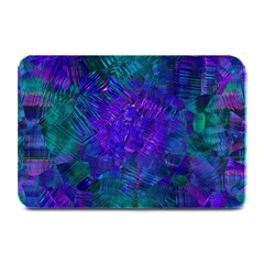 Indigo Abstract Art Plate Mats by SpinnyChairDesigns