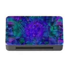 Indigo Abstract Art Memory Card Reader With Cf by SpinnyChairDesigns