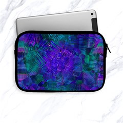 Indigo Abstract Art Apple Ipad Mini Zipper Cases by SpinnyChairDesigns