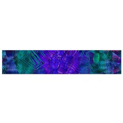 Indigo Abstract Art Small Flano Scarf by SpinnyChairDesigns