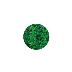 Jungle Green Abstract Art 1  Mini Magnets by SpinnyChairDesigns