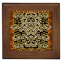 Free As A Flower And Frangipani In  Freedom Framed Tile by pepitasart