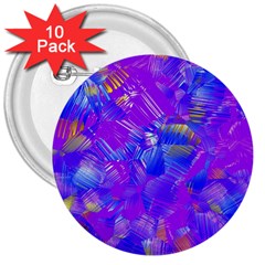 Fuchsia Magenta Abstract Art 3  Buttons (10 Pack)  by SpinnyChairDesigns