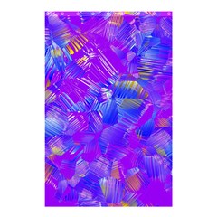 Fuchsia Magenta Abstract Art Shower Curtain 48  X 72  (small)  by SpinnyChairDesigns