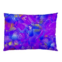 Fuchsia Magenta Abstract Art Pillow Case (two Sides) by SpinnyChairDesigns