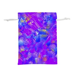 Fuchsia Magenta Abstract Art Lightweight Drawstring Pouch (l) by SpinnyChairDesigns