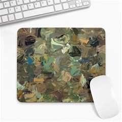 Earth Colors Abstract Art Large Mousepads by SpinnyChairDesigns