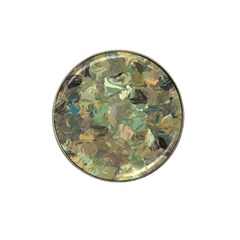 Earth Colors Abstract Art Hat Clip Ball Marker by SpinnyChairDesigns