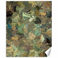 Earth Colors Abstract Art Canvas 16  X 20  by SpinnyChairDesigns