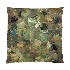 Earth Colors Abstract Art Standard Cushion Case (two Sides) by SpinnyChairDesigns