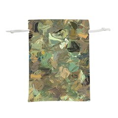 Earth Colors Abstract Art Lightweight Drawstring Pouch (m) by SpinnyChairDesigns