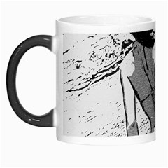 Beauty At The Beach, Bikini Girl Bathing In Bay Morph Mugs by Casemiro