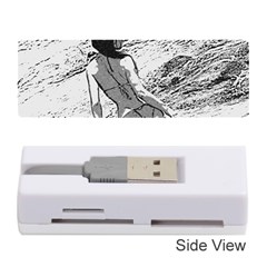 Beauty At The Beach, Bikini Girl Bathing In Bay Memory Card Reader (stick) by Casemiro