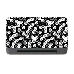 Black And White Abstract Art Memory Card Reader With Cf by SpinnyChairDesigns