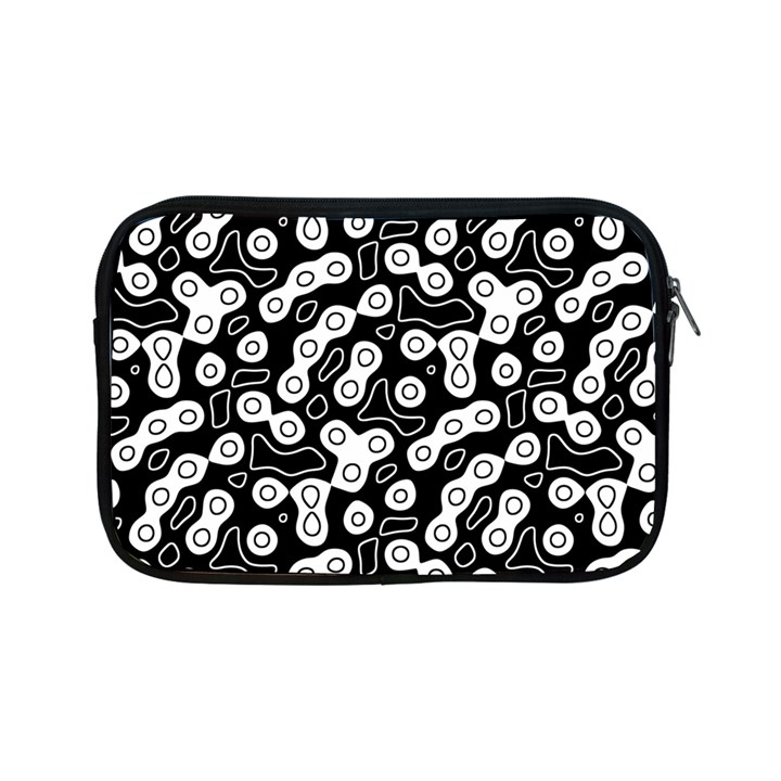 Black and White Abstract Art Apple iPad Mini Zipper Cases