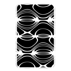 Black And White Clam Shell Pattern Memory Card Reader (rectangular) by SpinnyChairDesigns