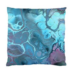 Blue Marble Abstract Art Standard Cushion Case (Two Sides)