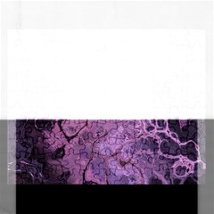 Amethyst Violet Abstract Marble Art Rectangular Jigsaw Puzzl by SpinnyChairDesigns