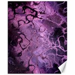 Amethyst Violet Abstract Marble Art Canvas 16  x 20  15.75 x19.29  Canvas - 1