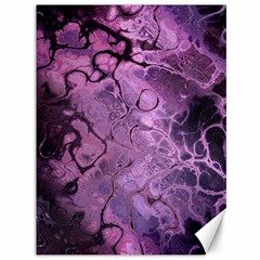 Amethyst Violet Abstract Marble Art Canvas 36  X 48  by SpinnyChairDesigns