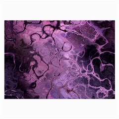 Amethyst Violet Abstract Marble Art Large Glasses Cloth by SpinnyChairDesigns