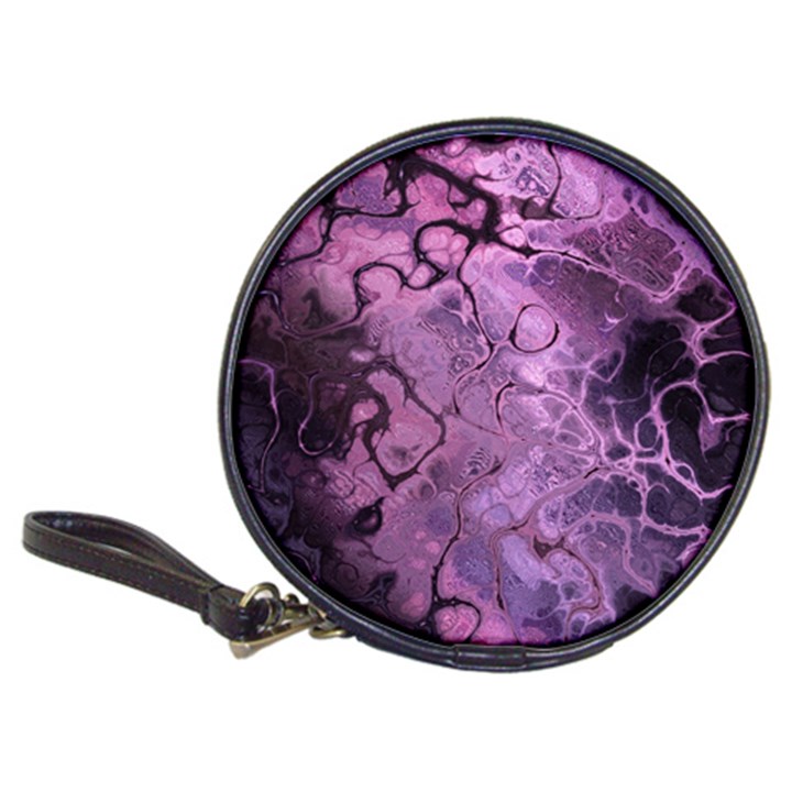 Amethyst Violet Abstract Marble Art Classic 20-CD Wallets