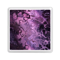 Amethyst Violet Abstract Marble Art Memory Card Reader (square) by SpinnyChairDesigns