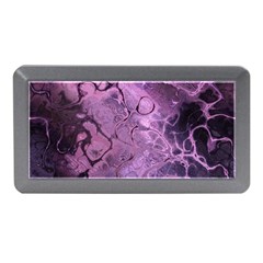 Amethyst Violet Abstract Marble Art Memory Card Reader (mini) by SpinnyChairDesigns