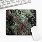 Black Green Grey Abstract Art Marble Texture Large Mousepads Front