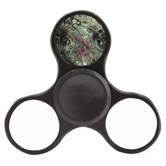 Black Green Grey Abstract Art Marble Texture Finger Spinner by SpinnyChairDesigns