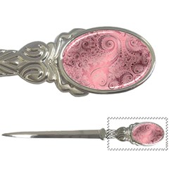 Orchid Pink And Blush Swirls Spirals Letter Opener by SpinnyChairDesigns