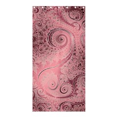 Orchid Pink And Blush Swirls Spirals Shower Curtain 36  X 72  (stall)  by SpinnyChairDesigns