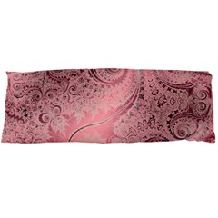 Orchid Pink And Blush Swirls Spirals Body Pillow Case Dakimakura (two Sides) by SpinnyChairDesigns