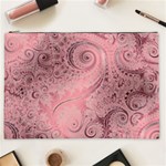 Orchid Pink and Blush Swirls Spirals Cosmetic Bag (XXL) Front