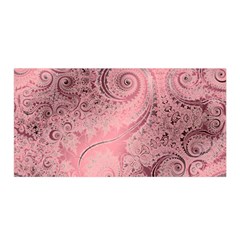 Orchid Pink And Blush Swirls Spirals Satin Wrap by SpinnyChairDesigns