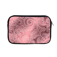 Orchid Pink And Blush Swirls Spirals Apple Macbook Pro 13  Zipper Case by SpinnyChairDesigns