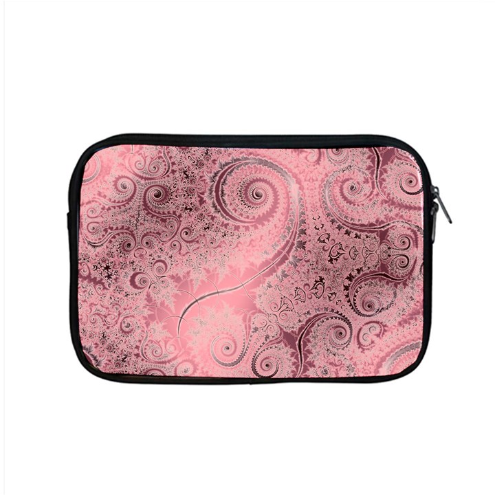 Orchid Pink and Blush Swirls Spirals Apple MacBook Pro 15  Zipper Case