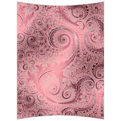 Orchid Pink And Blush Swirls Spirals Back Support Cushion by SpinnyChairDesigns