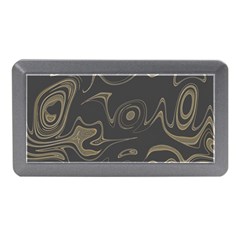 Taupe Umber Abstract Art Swirls Memory Card Reader (mini) by SpinnyChairDesigns