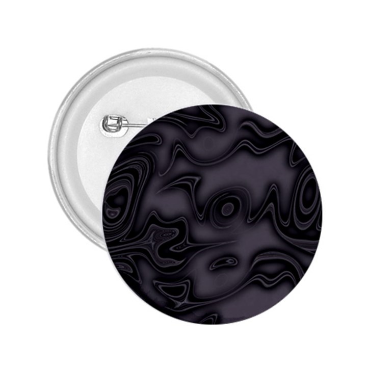 Dark Plum and Black Abstract Art Swirls 2.25  Buttons