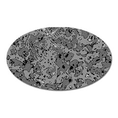 Comic Book Camouflage Magnet (oval) by SpinnyChairDesigns