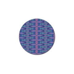 Purple Blue Ikat Stripes Golf Ball Marker (10 Pack) by SpinnyChairDesigns